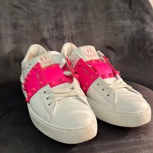 Valentino Garavani Leather TwoTone Sneakers